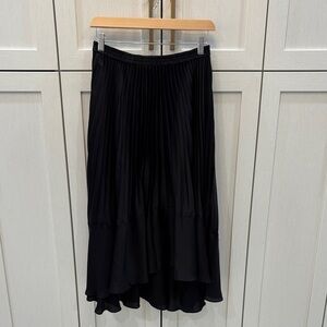 Club Monaco Black High-Low Skirt